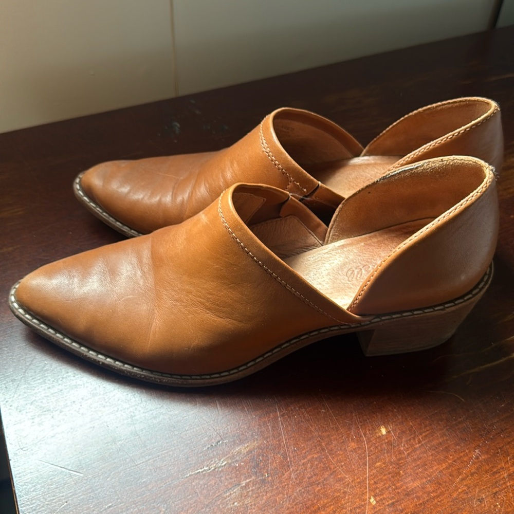 Madewell cognac color western-vibes bootie women’s 9.5